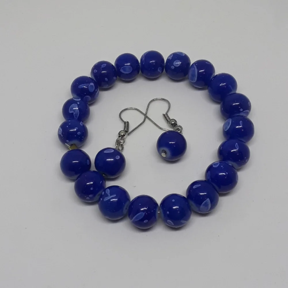 earring and bracelet set